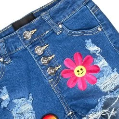 GIRLS DENIM SET Girls Guille Pink Denim Short Set 5 GIRLS DENIM SET Girls Guille Pink Denim Short Set