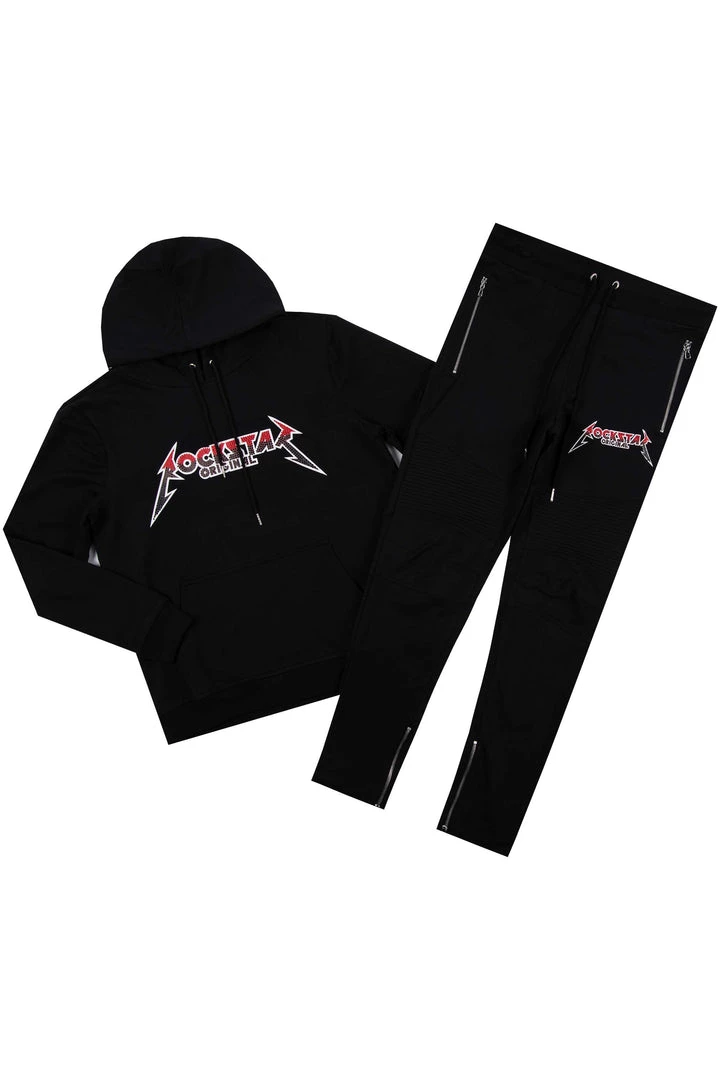 MENS TRACK SETS GLOC TRACK SET-BLACK 1 MENS TRACK SETS GLOC TRACK SET-BLACK