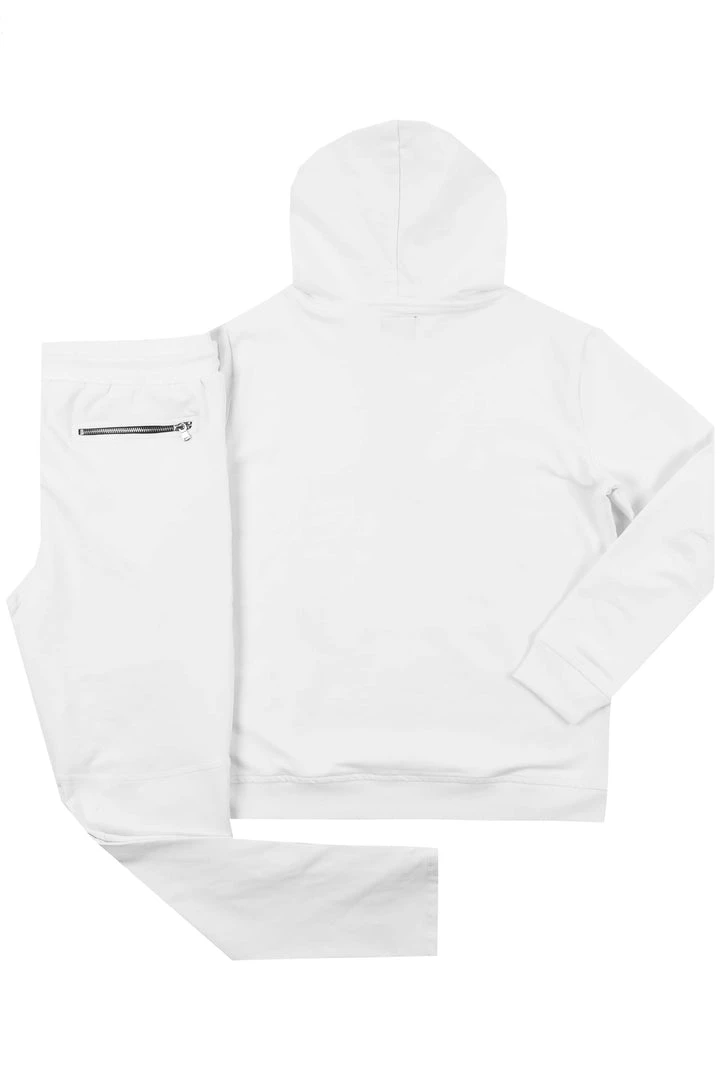 MENS TRACK SETS GLOC TRACK SET-WHITE 4 MENS TRACK SETS GLOC TRACK SET-WHITE