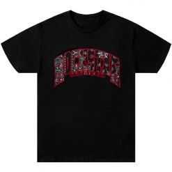 MENS TEES Tops HAIDER PRINTED T-SHIRT-BLACK