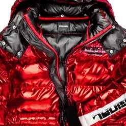 MENS OUTERWEAR Jackets & Outerwear HAYES MID-LENGTH PUFFER JACKET- METALLIC RED