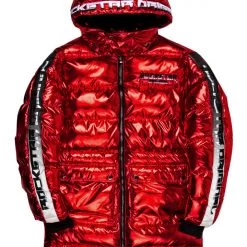 MENS OUTERWEAR Jackets & Outerwear HAYES MID-LENGTH PUFFER JACKET- METALLIC RED 6 MENS OUTERWEAR Jackets & Outerwear HAYES MID-LENGTH PUFFER JACKET- METALLIC RED