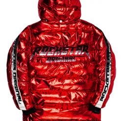 MENS OUTERWEAR Jackets & Outerwear HAYES MID-LENGTH PUFFER JACKET- METALLIC RED 7 MENS OUTERWEAR Jackets & Outerwear HAYES MID-LENGTH PUFFER JACKET- METALLIC RED