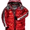 MENS OUTERWEAR Jackets & Outerwear HAYES MID-LENGTH PUFFER JACKET- METALLIC RED