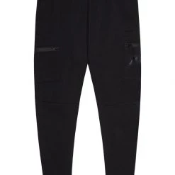 MENS PANTS Track Sets HIGA GRAPHIC TRACKPANT-BLACK