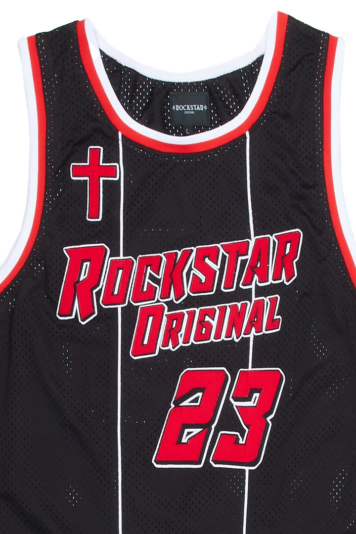 MENS TANKS HYLAND JERSEY- BLACK 2 MENS TANKS HYLAND JERSEY- BLACK