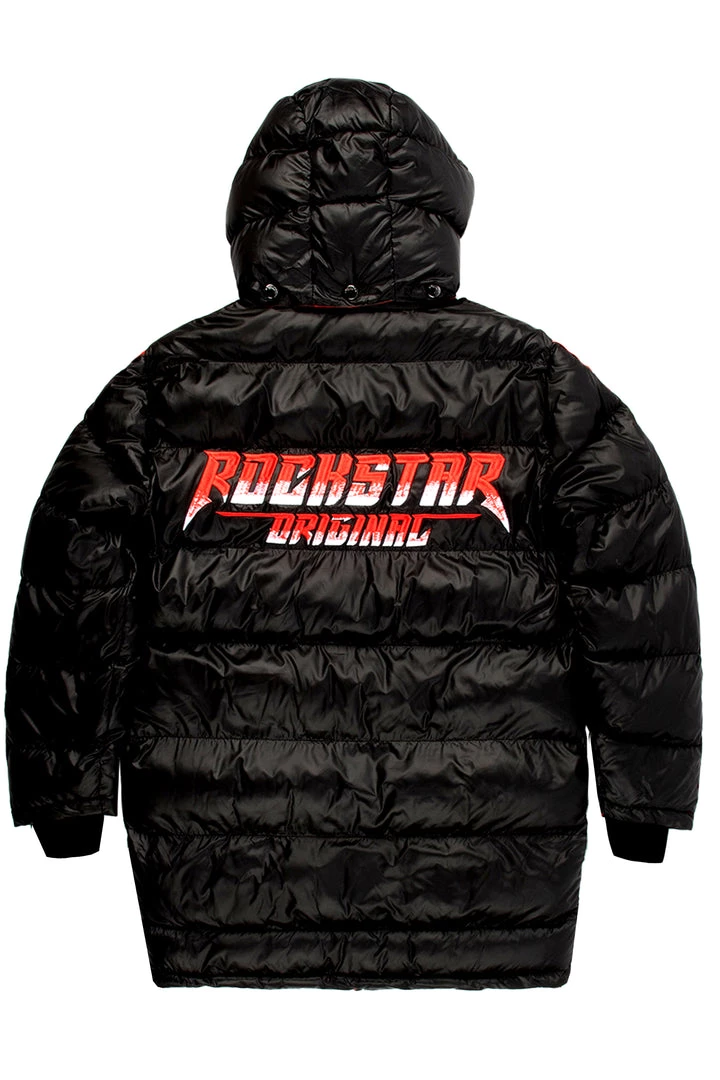 MENS OUTERWEAR HAYES MID-LENGTH PUFFER JACKET - BLACK 4 MENS OUTERWEAR HAYES MID-LENGTH PUFFER JACKET - BLACK