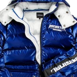 MENS OUTERWEAR Jackets & Outerwear HAYES MID-LENGTH PUFFER JACKET- METALLIC BLUE