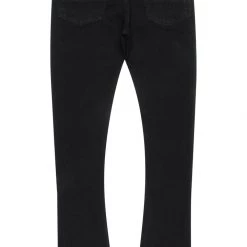 MENS JEANS ITRI PRINTED STACKED FLARE JEAN-BLACK Denim 15 MENS JEANS ITRI PRINTED STACKED FLARE JEAN-BLACK Denim
