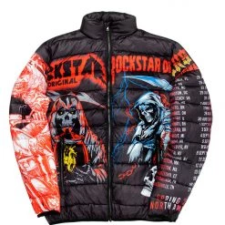 MENS OUTERWEAR IZZY PUFFER JACKET- BLACK 8 MENS OUTERWEAR IZZY PUFFER JACKET- BLACK