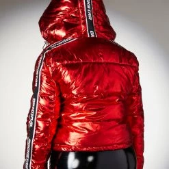 WOMENS OUTERWEAR Best Seller JACKEY PUFFER JACKET - METALLIC RED 11 WOMENS OUTERWEAR Best Seller JACKEY PUFFER JACKET - METALLIC RED