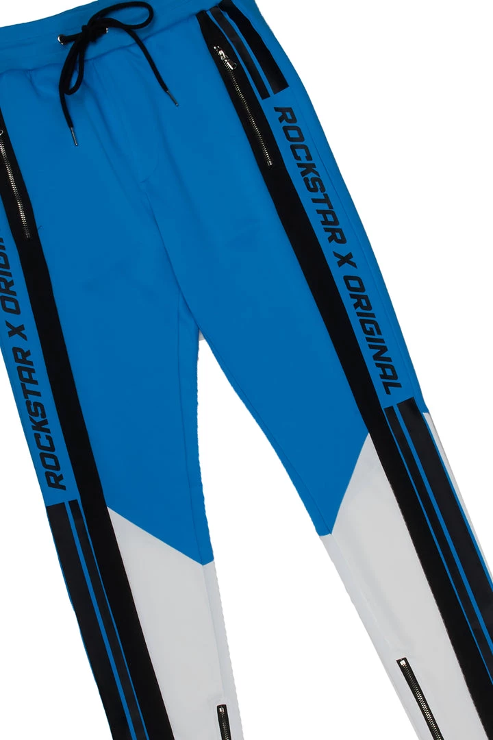 MENS TRACK SETS JALEN T-SHIRT TRACKSET-BLUE 3 MENS TRACK SETS JALEN T-SHIRT TRACKSET-BLUE