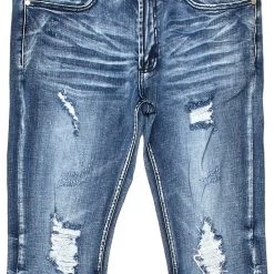 MENS JEANS JAYMES STACKED FLARE JEAN-BLUE