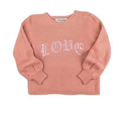 GIRLS SWEATSHIRTS New Arrivals GIRLS JEMMA SWEATER-APRICOT