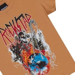 BOYS DENIM SETS BOYS RAMONE T-SHIRT/JEAN SET-BEIGE New Arrivals