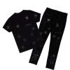 BOYS DENIM SETS New Arrivals BOYS DOMINIC T-SHIRT/JEAN SET-BLACK