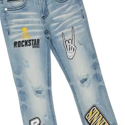 BOYS DENIM SETS New Arrivals BOYS KEES T-SHIRT/JEAN SET-NAVY