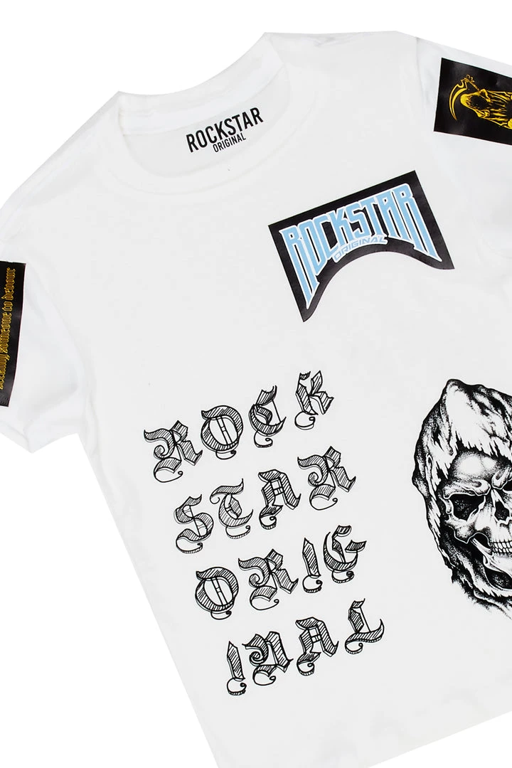 BOYS DENIM SETS BOYS NELIS T-SHIRT/JEAN SET-WHITE New Arrivals 2 BOYS DENIM SETS BOYS NELIS T-SHIRT/JEAN SET-WHITE New Arrivals