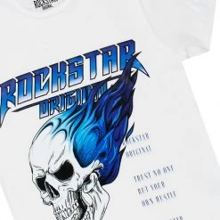 BOYS DENIM SETS New Arrivals BOYS KENNEDY T-SHIRT/JEAN SET-WHITE