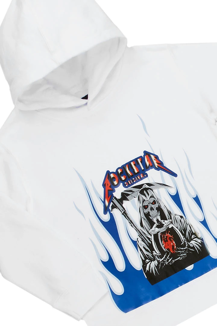 BOYS DENIM SETS BOYS MILLER HOODIE/JEAN SET-WHITE 2 BOYS DENIM SETS BOYS MILLER HOODIE/JEAN SET-WHITE