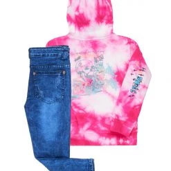 BOYS DENIM SETS BOYS ZAYDEN HOODIE/JEAN SET-PINK 7 BOYS DENIM SETS BOYS ZAYDEN HOODIE/JEAN SET-PINK