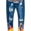 WOMENS JEANS Best Seller FLAMA JEAN-MED. WASH