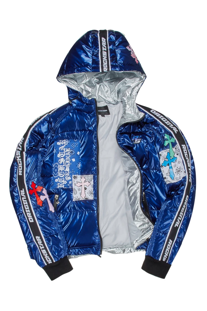 WOMENS OUTERWEAR JERRICA PUFFER JACKET-BLUE Best Seller 2 WOMENS OUTERWEAR JERRICA PUFFER JACKET-BLUE Best Seller