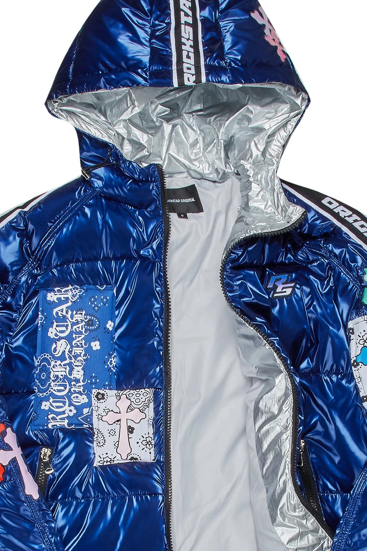 WOMENS OUTERWEAR JERRICA PUFFER JACKET-BLUE Best Seller 3 WOMENS OUTERWEAR JERRICA PUFFER JACKET-BLUE Best Seller