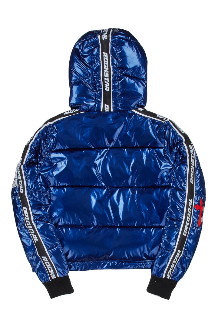 WOMENS OUTERWEAR JERRICA PUFFER JACKET-BLUE Best Seller 4 WOMENS OUTERWEAR JERRICA PUFFER JACKET-BLUE Best Seller