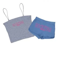 WOMENS SHORT SETS JESSICA SHORT SET-BLUE/GREY 15 WOMENS SHORT SETS JESSICA SHORT SET-BLUE/GREY