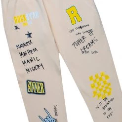 MENS TRACK SETS JIN DENIM JACKET/TRACKPANT SET-BEIGE 6 MENS TRACK SETS JIN DENIM JACKET/TRACKPANT SET-BEIGE