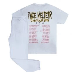 MENS TRACK SETS FREDDI T-SHIRT/JOGGER SET-WHITE 9 MENS TRACK SETS FREDDI T-SHIRT/JOGGER SET-WHITE