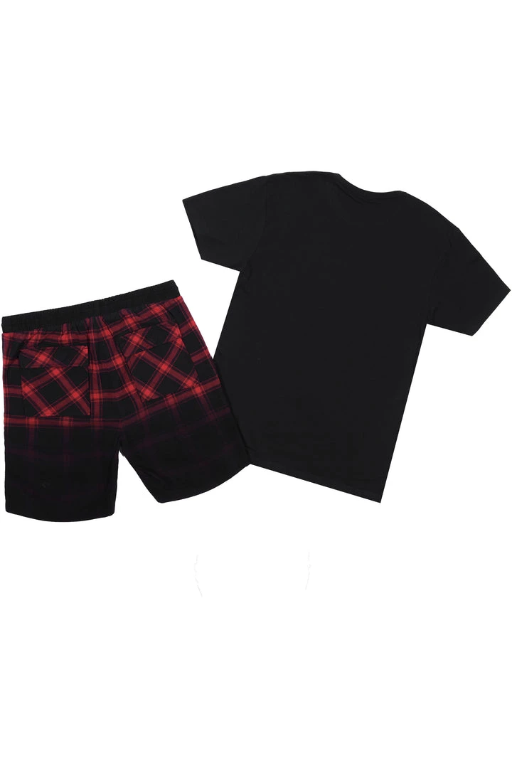 MENS SHORT SETS JAZTYN SHORT SET-BLACK 4 MENS SHORT SETS JAZTYN SHORT SET-BLACK