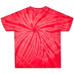 MENS TEES JONI PRINTED TIE DYE T-SHIRT-RED/WHITE Tops