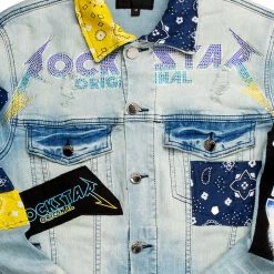 MENS DENIM JACKETS KAITO DENIM JACKET-LIGHT BLUE