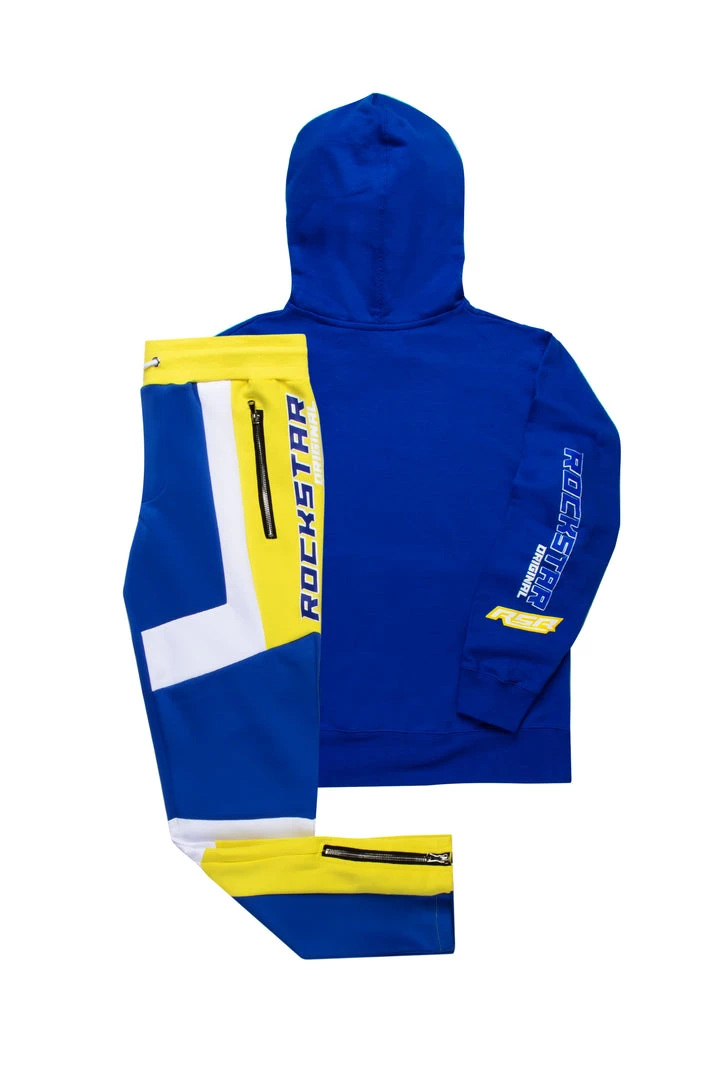 MENS TRACK SETS KALEP HOODIE TRACK SET-ROYAL BLUE 4 MENS TRACK SETS KALEP HOODIE TRACK SET-ROYAL BLUE