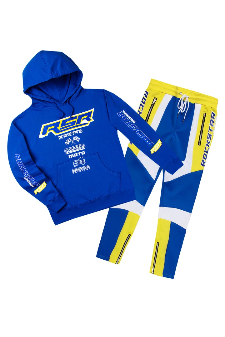 MENS TRACK SETS KALEP HOODIE TRACK SET-ROYAL BLUE 1 MENS TRACK SETS KALEP HOODIE TRACK SET-ROYAL BLUE