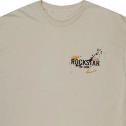 MENS TEES KANI GRAPHIC T-SHIRT-BEIGE Tops