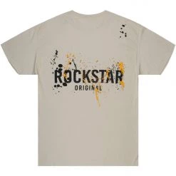 MENS TEES KANI GRAPHIC T-SHIRT-BEIGE Tops