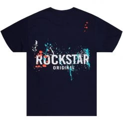 MENS TEES Tops KANI GRAPHIC T-SHIRT-NAVY