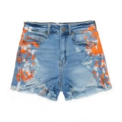 WOMENS SHORTS KARYN DISTRESSED BOYFRIEND SHORT-LIGHT WASH Best Seller