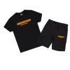 MENS SHORT SETS Track Sets KEEL SHORT SET- BLACK/ORANGE