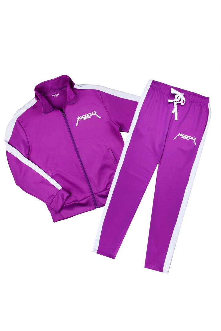 MENS TRACK SETS KENOBI GRAPHIC TRACK SET-PURPLE 1 MENS TRACK SETS KENOBI GRAPHIC TRACK SET-PURPLE