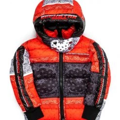 BOYS OUTERWEAR New Arrivals KIDS KYRO PUFFER JACKET-RED 8 BOYS OUTERWEAR New Arrivals KIDS KYRO PUFFER JACKET-RED
