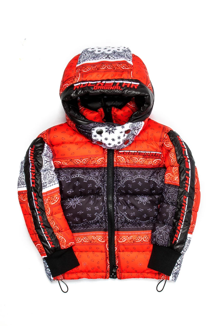 BOYS OUTERWEAR New Arrivals KIDS KYRO PUFFER JACKET-RED 4 BOYS OUTERWEAR New Arrivals KIDS KYRO PUFFER JACKET-RED