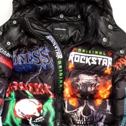 BOYS OUTERWEAR KIDS NASH PUFFER JACKET- BLACK New Arrivals