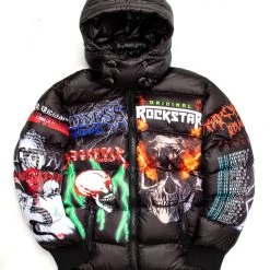 BOYS OUTERWEAR KIDS NASH PUFFER JACKET- BLACK New Arrivals