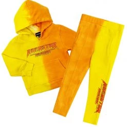 BOYS TRACK SETS New Arrivals KIDS STRAUD TRACK SET-YELLOW