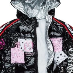 WOMENS OUTERWEAR KIMBERLY PUFFER JACKET-BLACK Best Seller