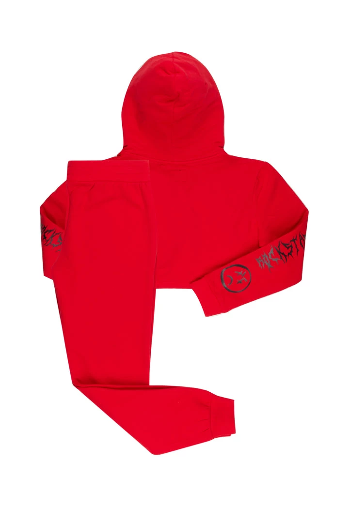 WOMENS TRACK SETS KIRA TRACKSET-RED 4 WOMENS TRACK SETS KIRA TRACKSET-RED